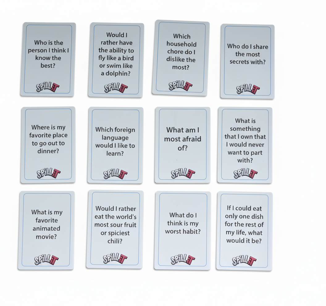 Spill It - Family Conversation Cards